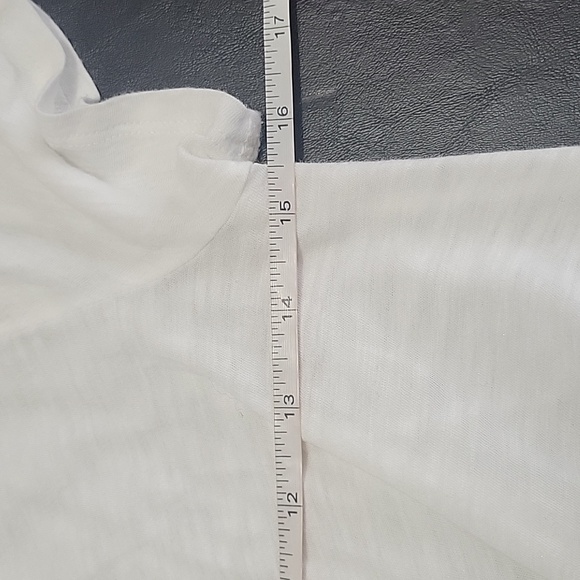 Express Women's white tie front shirt size S preppy casual summer beach boho - Picture 6 of 7